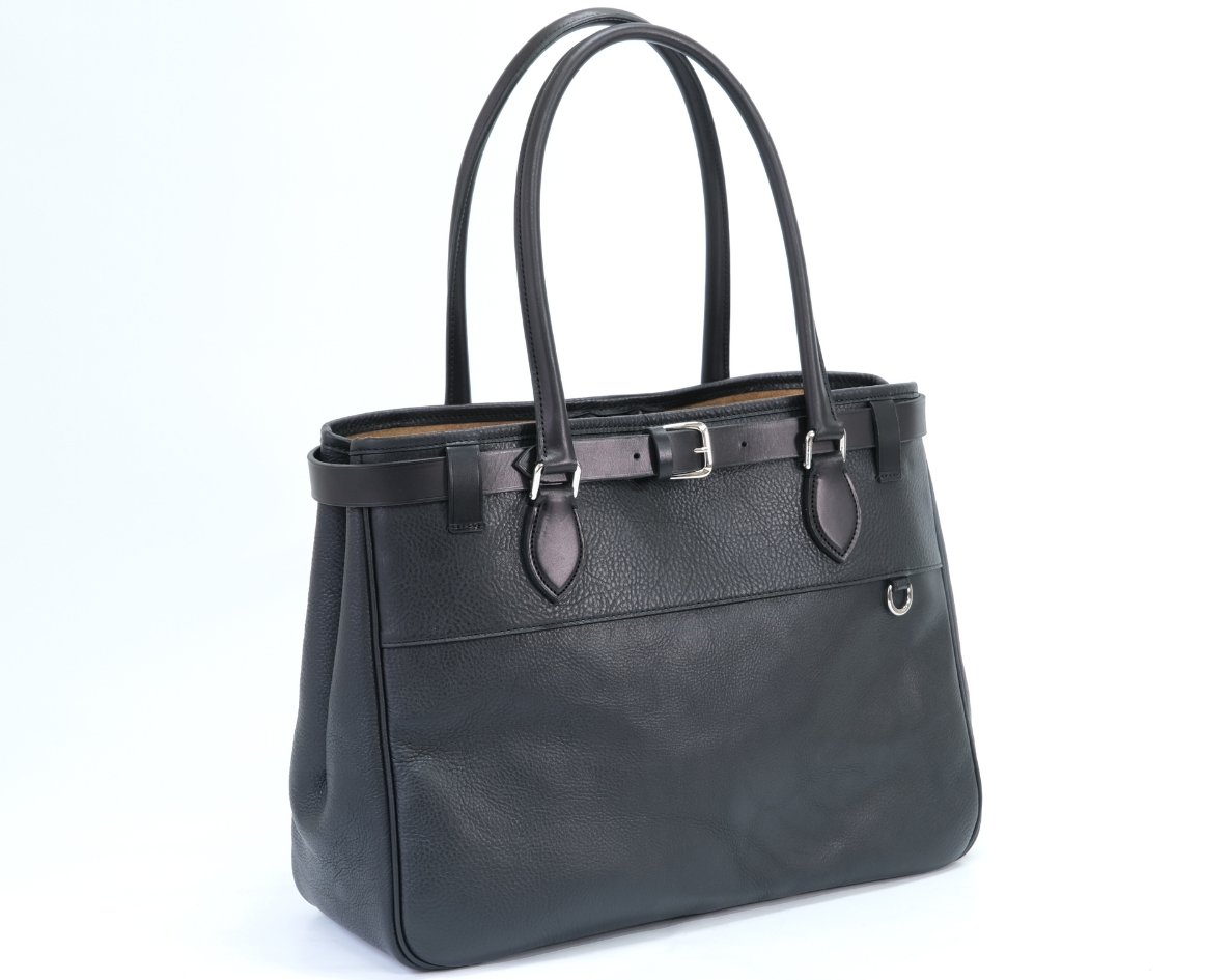 Oil Milling Vintage Belt Tote Bag